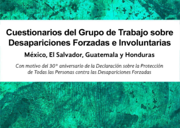 Cuestionarios del Grupo de Trabajo sobre Desapariciones Forzadas e Involuntarias