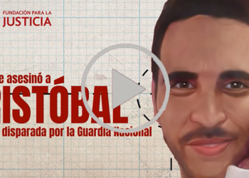 La Bala que asesinó a Cristóbal fue disparada por la Guardia Nacional