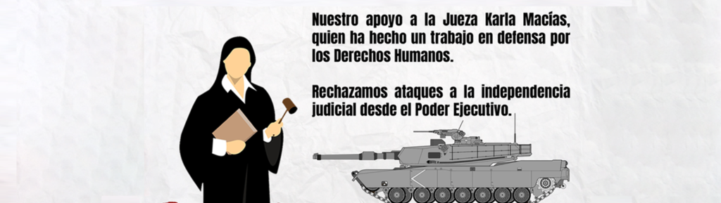 Rechazamos el ataque a la independencia judicial desde el micrófono del ...