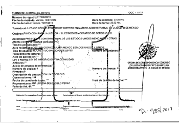Demanda de Amparo por la Declaración Conjunta entre Estados Unidos y México