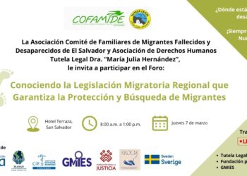 “Proteger a las personas migrantes y sus familias: Buscar a l@s Desaparecid@s”