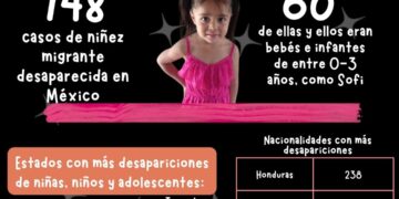 Desapariciones de niñas, niños y adolescentes migrantes en México