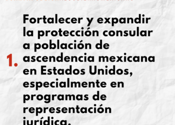 Carta abierta acciones de migración y asilo para la Presidenta Claudia Sheinbaum ante la llegada de Trump