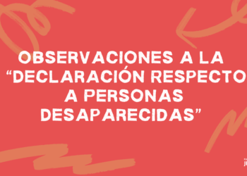 Observaciones de colectivos de buscadores, buscadoras y organizaciones a la “Declaración Respecto a Personas Desaparecidas”