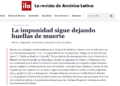 La impunidad sigue dejando huellas de muerte