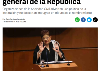 Senado elige a Ernestina Godoy como nueva fiscal general de la República