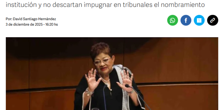 Senado elige a Ernestina Godoy como nueva fiscal general de la República