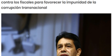“El rey Gálvez elimina el Equipo Especial Lava Jato: para sacar a Vela y a Pérez, y perjudicar los casos de corrupción transnacional. La venganza y promesa política cumplida”