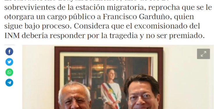 Sobreviviente del incendio en Ciudad Juárez: es una burla que Garduño esté en la SEP