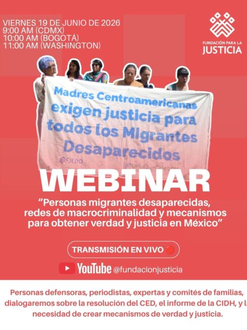 Webinar Personas migrantes desaparecidas Webinar Personas migrantes desaparecidas