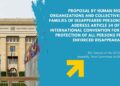 Proposal by Human Rights Organizations and Collectives of Families of Disappeared Persons to Address Article 34 of the International Convention for the Protection of All Persons from Enforced Disappearance