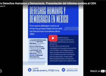Foro Derechos Humanos y Democracia. Presentación del Informe sombra al CDH